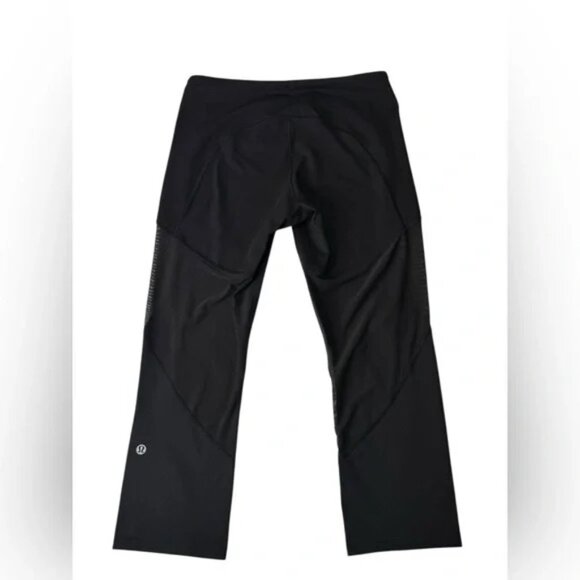 LULULEMON - Rush Hour 21" Crop Black Size 10 - Picture 6 of 11